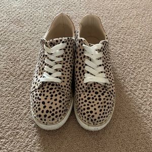 Leopard print sneakers